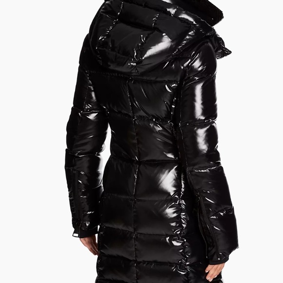 SAM. Black Puffer Coat - Picture 4 of 8